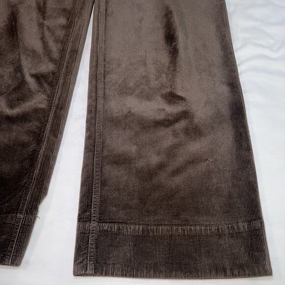 Pilcro and the Letterpress Anthropologie Pants Size 25 Brown Corduroy Wide Leg - Picture 4 of 16